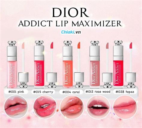 son dưỡng dior bảng màu